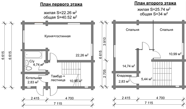 строительство домов по технологии двойной брус проект